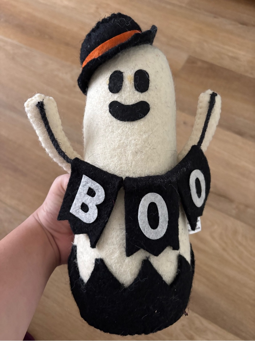 Felt Boo Ghost Halloween standing Plush